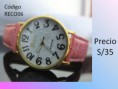RELOJ NÚMEROS GRANDES COLOR MELON